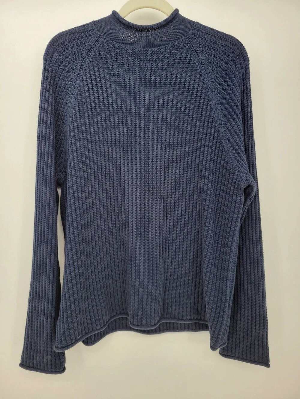 J Crew 1988 Rollneck CT575 Size M Navy CT575